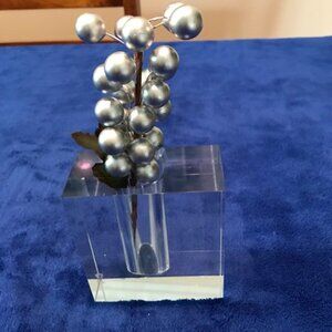 Clear Crystal Flower/Candle Stick Holder 🎀